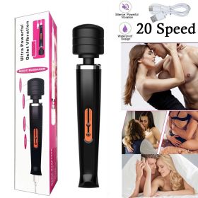 Magic Massage Wand – Waterproof Massager – Powerful Rechargeable Vibrator